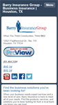 Mobile Screenshot of barryinsurancegroup.com