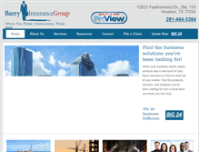 Tablet Screenshot of barryinsurancegroup.com